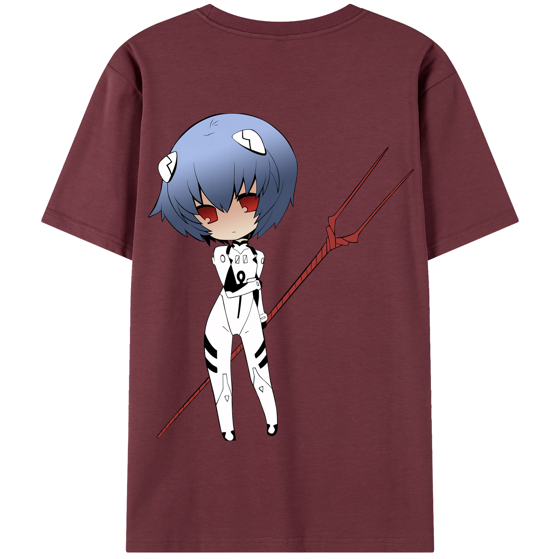 （画像用） EVA 新世紀エヴァンゲリオン 綿100％半袖Tシャツ（背面プリント）